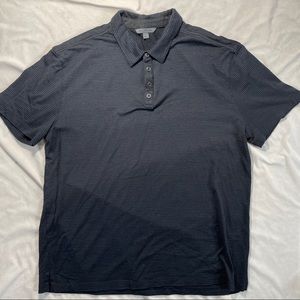 John Vavartos Silk Blend Polo striped XL
